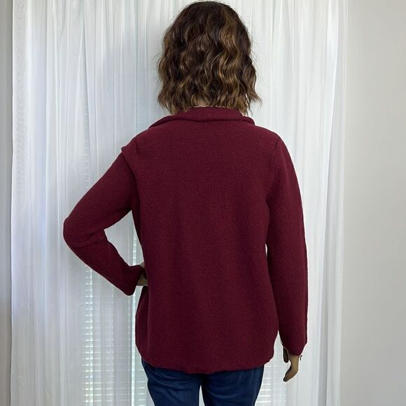 Chico’s Wool Zip Sweater Medium - Picture 5 of 7